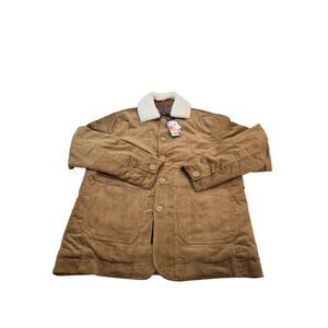 Robert Graham Men’s Large Corduroy Sherpa Jacket Heritage Workwear Luxe chore